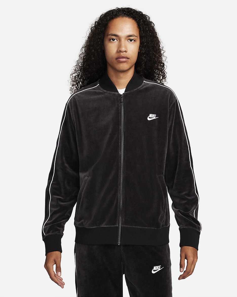 Nike Sportswear Club Men s Velour Jacket